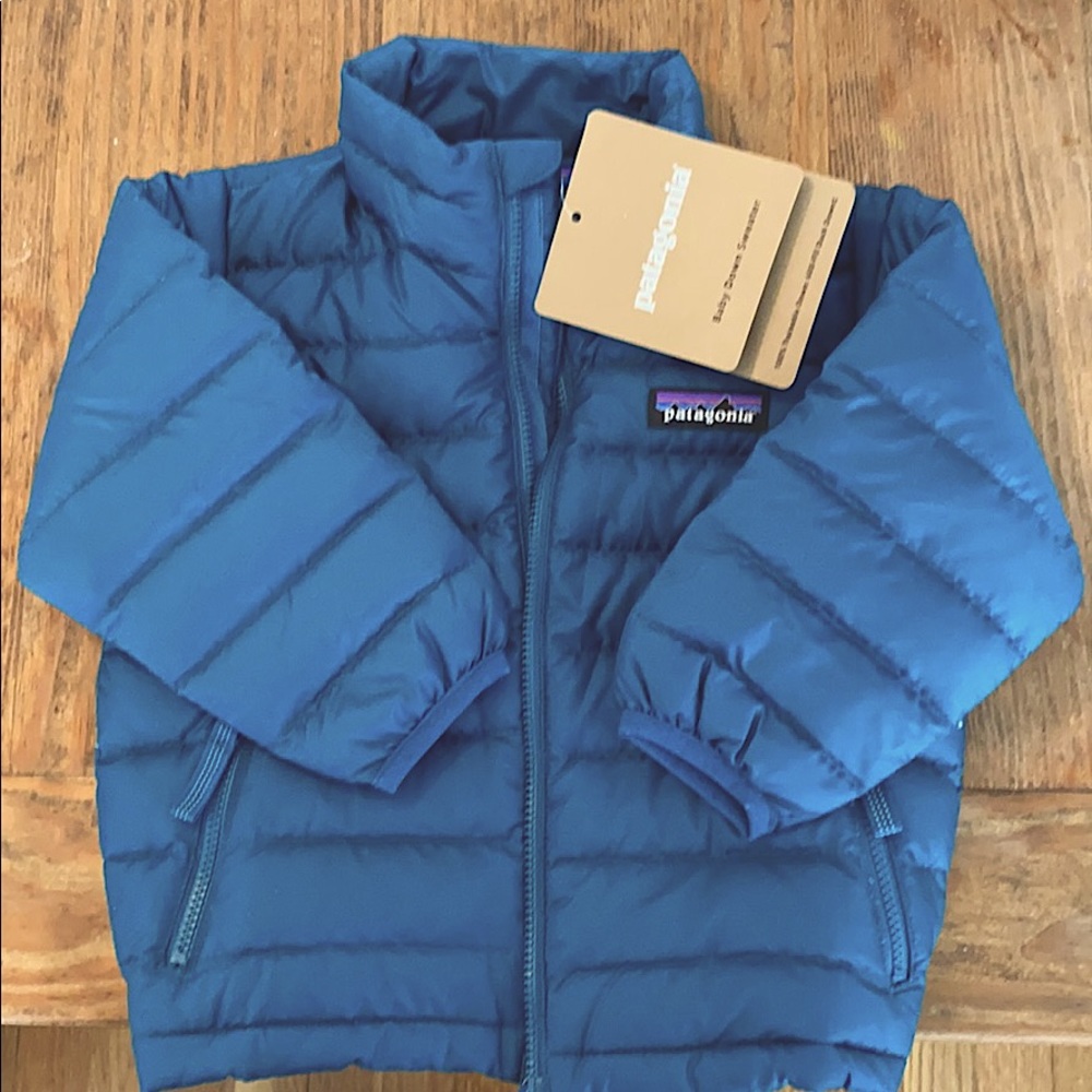 Patagonia baby down jacket (6-12mos)